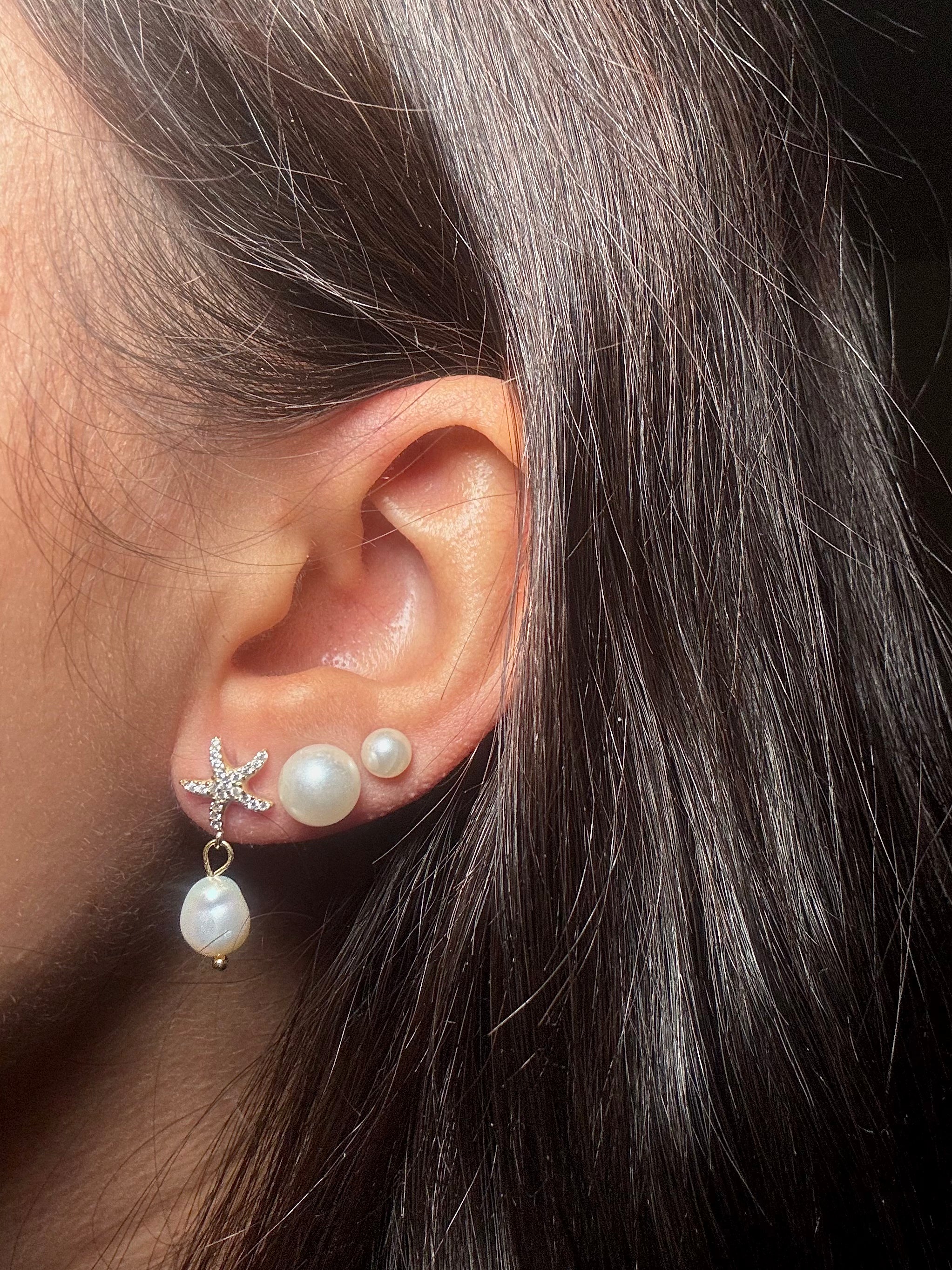 Starfish Drop Earrings