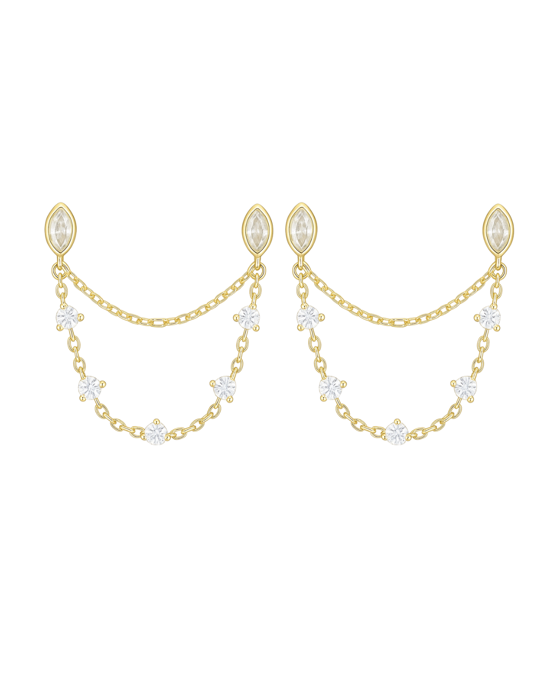 Sparkle Chain Earring